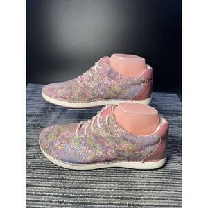 Alegria Essence Women’s Size 7.5 Sweet Melange Multi Color Lace-up Sneakers/#Q/